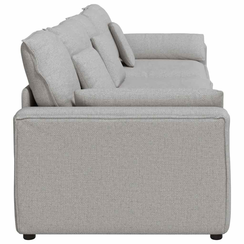 Modulares Sofa mit Kissen Wolkengrau