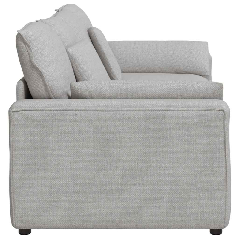 Modulares Sofa mit Kissen Wolkengrau