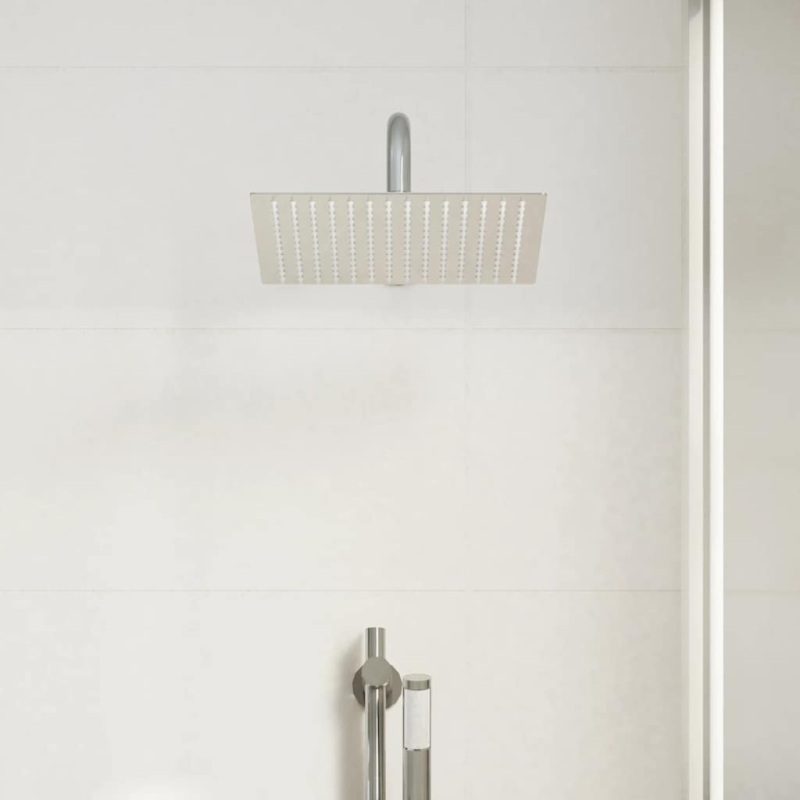 Regenbrause Edelstahl 304 25x25 cm Quadrat