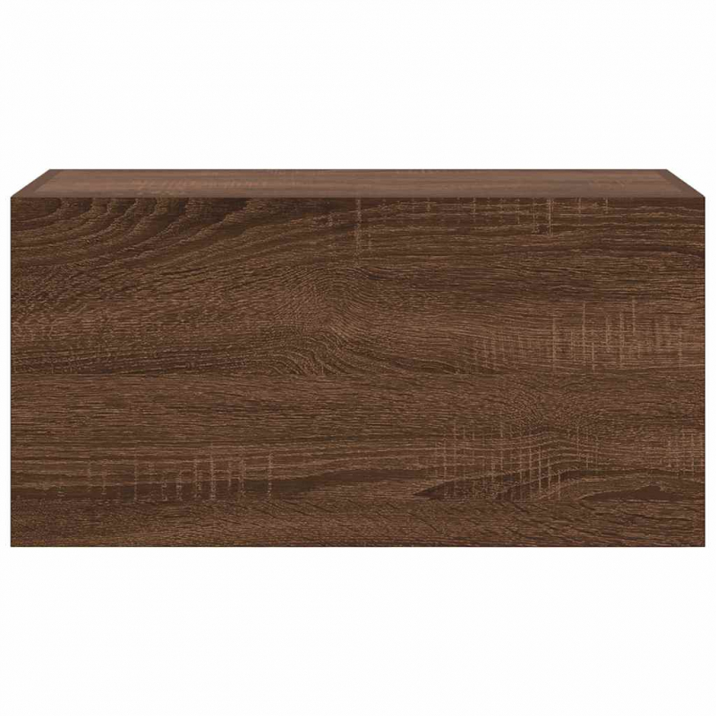 Bad-Wandschrank Braun Eichen-Optik 60x25x30 cm Holzwerkstoff