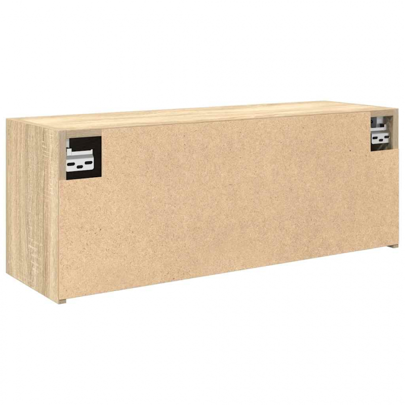 Bad-Wandschrank Sonoma-Eiche 80x25x30 cm Holzwerkstoff