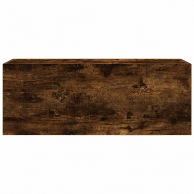 Bad-Wandschrank Räuchereiche 80x25x30 cm Holzwerkstoff