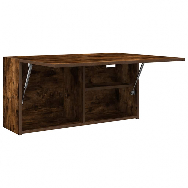 Bad-Wandschrank Räuchereiche 80x25x40 cm Holzwerkstoff