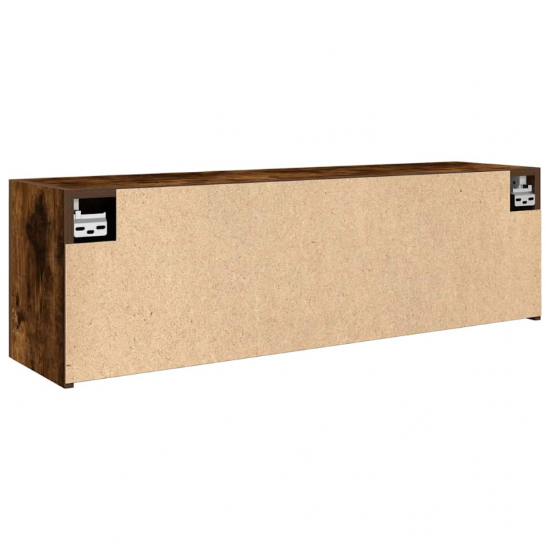 Bad-Wandschrank Räuchereiche 100x25x30 cm Holzwerkstoff