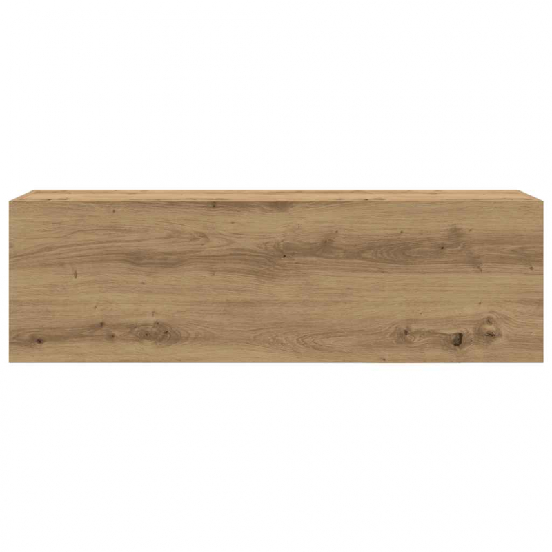 Bad-Wandschrank Artisan-Eiche 100x25x30 cm Holzwerkstoff