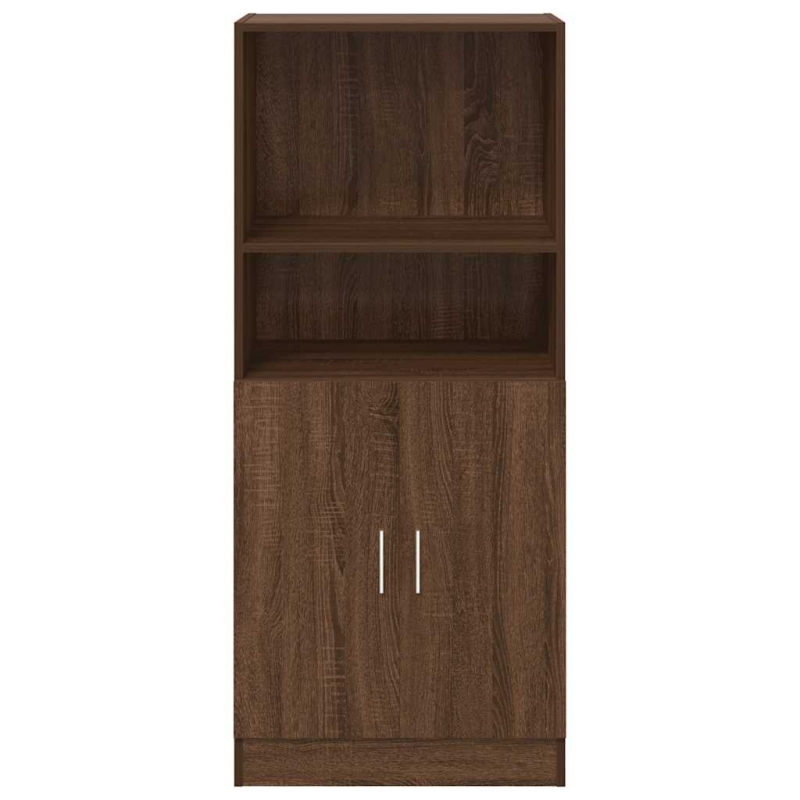 Küchenschrank Braun Eichen-Optik 57x41,5x131,5 cm Holzwerkstoff