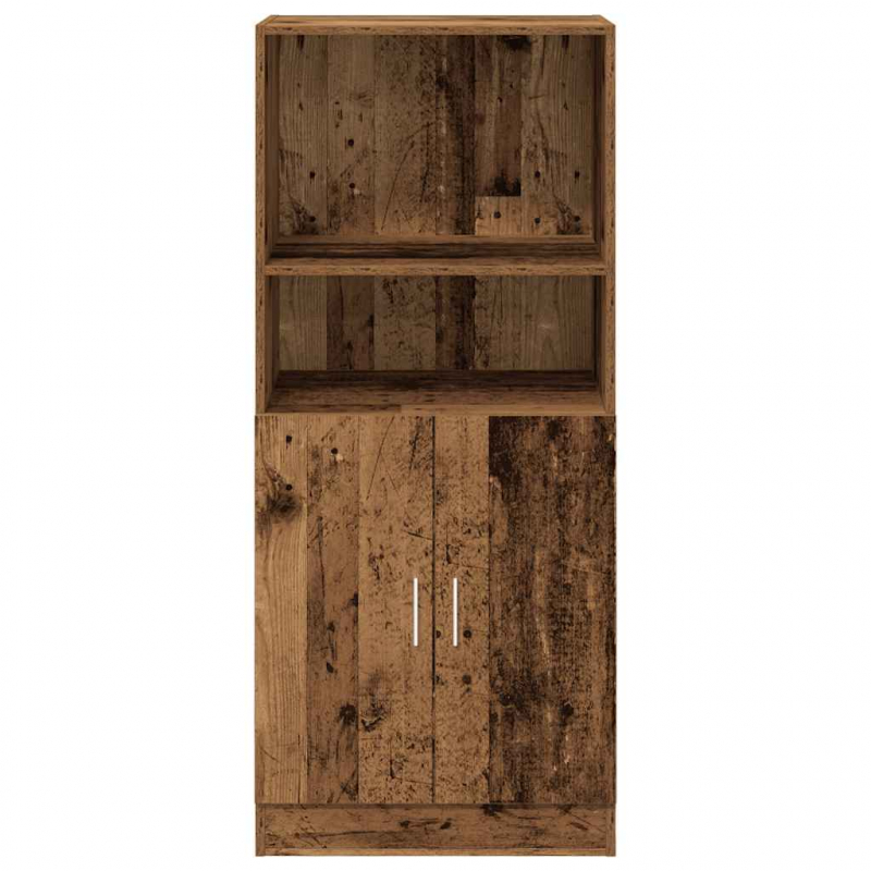 Küchenschrank Altholz-Optik 57x41,5x131,5 cm Holzwerkstoff