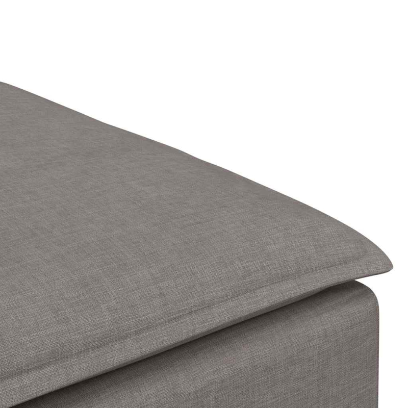 Modulares Sofa Fußhocker-Modul Taupe 100x100x48 cm