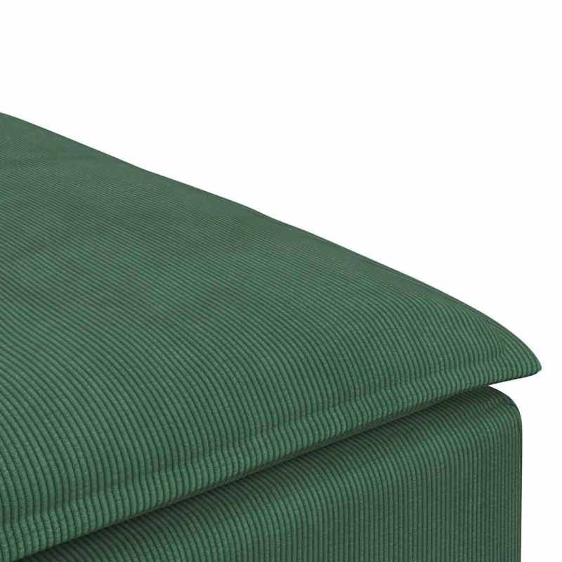 Modulares Sofa Fußhocker-Modul Dschungelgrün 100x100x48 cm
