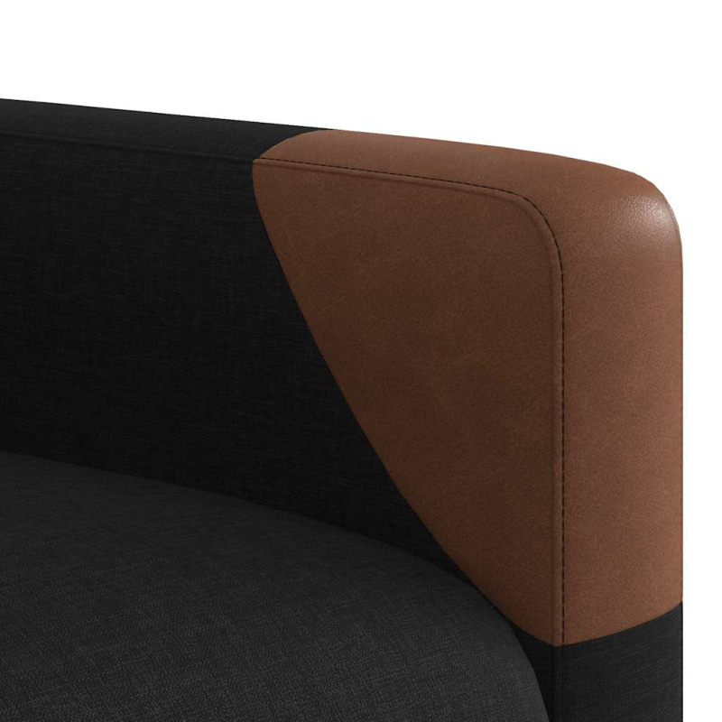 Massagesessel Schwarz Stoff