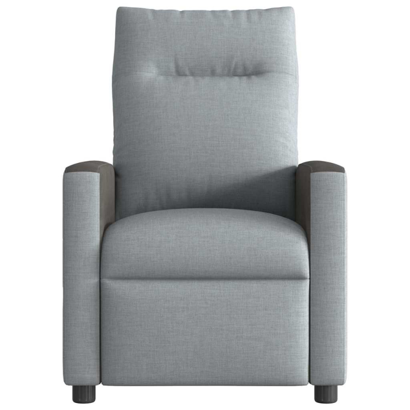 Relaxsessel Hellgrau Stoff