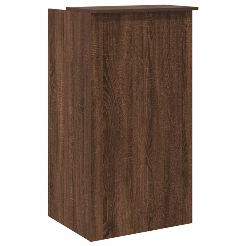 Empfangstheke Braun Eichen-Optik 55x50x103,5 cm Holzwerkstoff