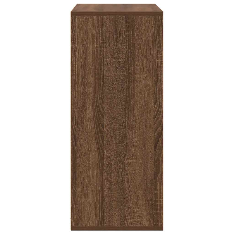 Bücherregal Braun Eichen-Optik 60x30x71,5 cm Holzwerkstoff