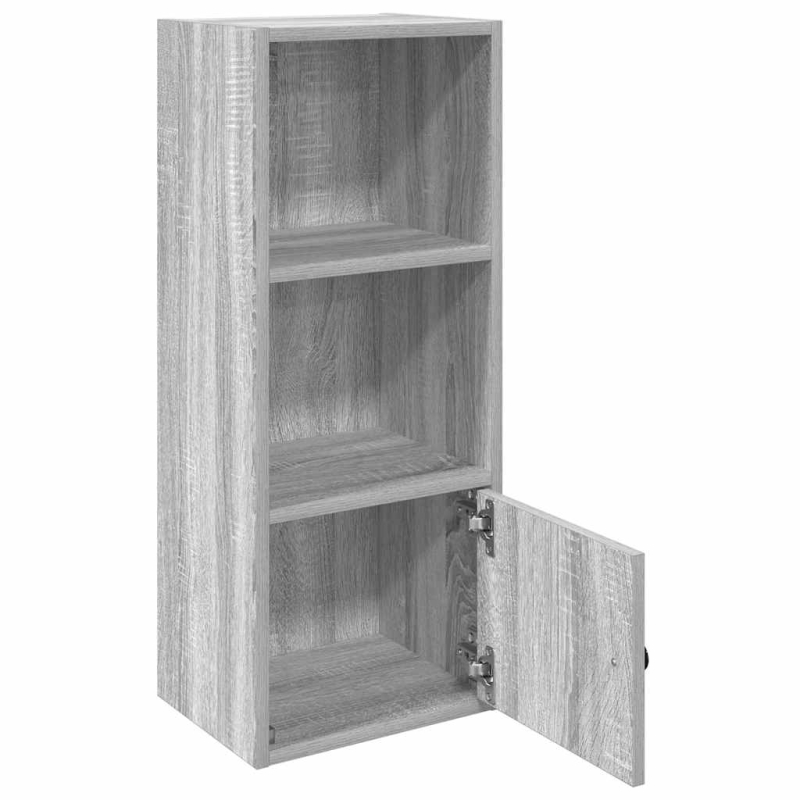 Bücherregal Grau Sonoma 31x24x77 cm Holzwerkstoff