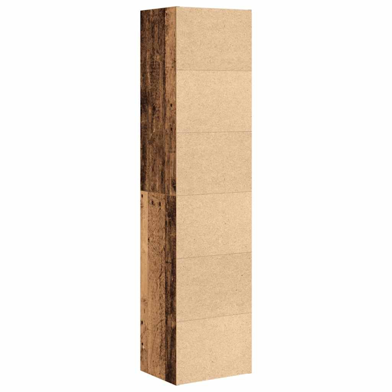 Bücherregal Altholz-Optik 31x24x127 cm Holzwerkstoff