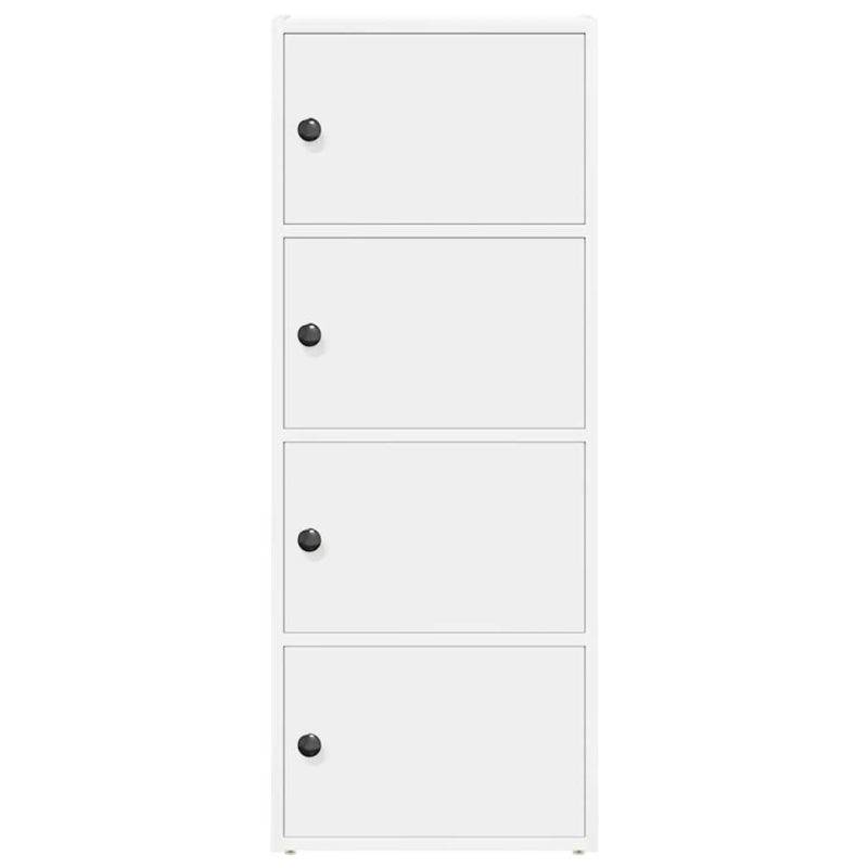 Bücherregal Weiß 40x24x102 cm Holzwerkstoff