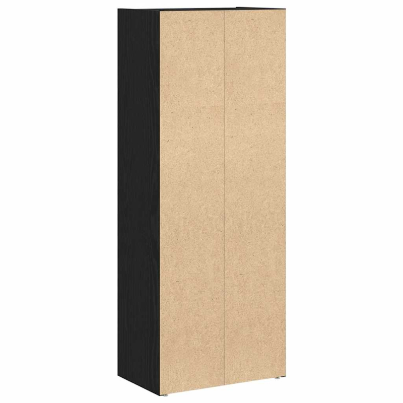 Bücherregal Schwarz Eichen-Optik 40x24x102 cm Holzwerkstoff