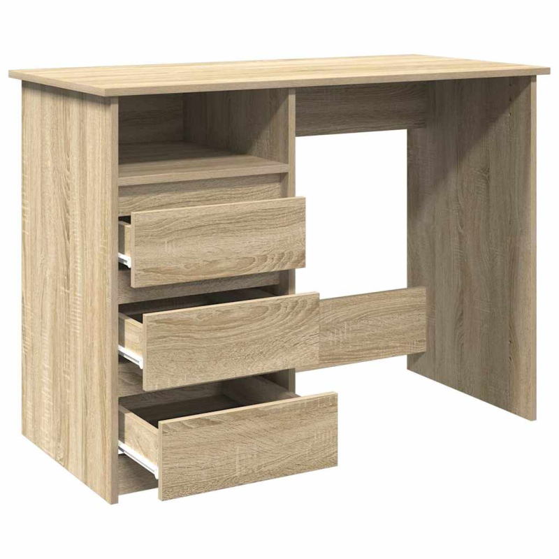 Schreibtisch Sonoma-Eiche 102x50x75 cm Holzwerkstoff