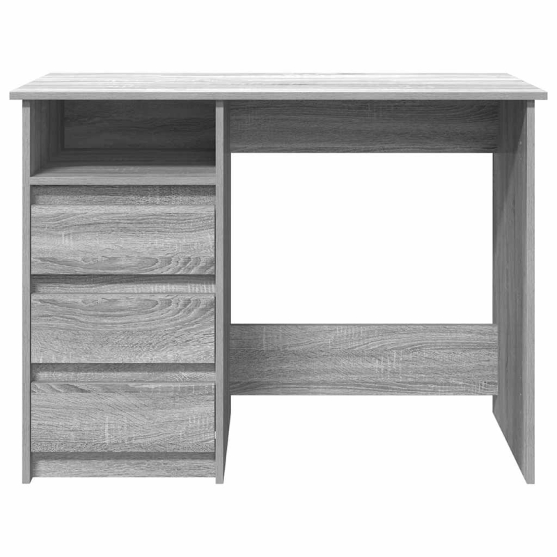 Schreibtisch Grau Sonoma 102x50x75 cm Holzwerkstoff