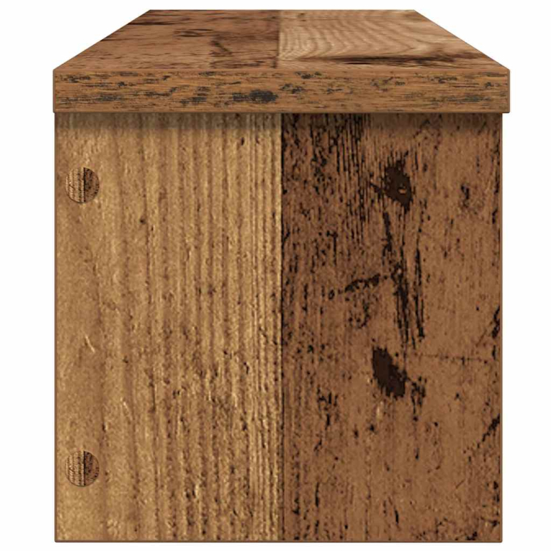 Küchenregal Stapelbar Altholz-Optik 60x15x16 cm Holzwerkstoff