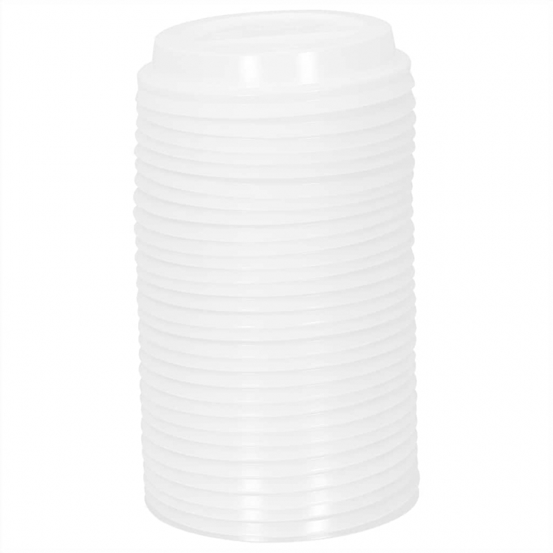 Pappbecher mit Deckeln 1000 Stk. 4oz 100ml