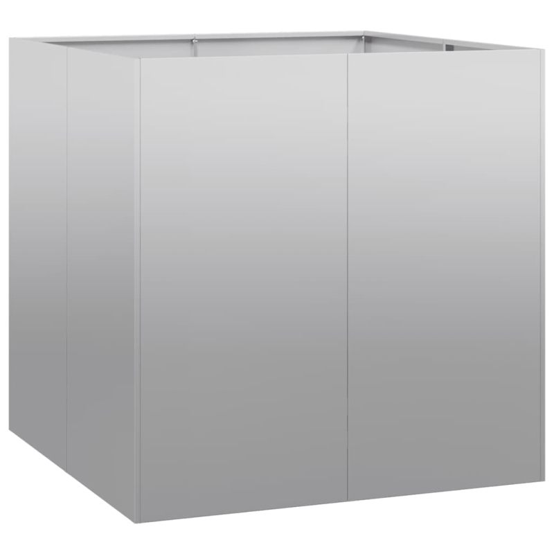 Pflanzkübel 80x80x80 cm Verzinkter Stahl
