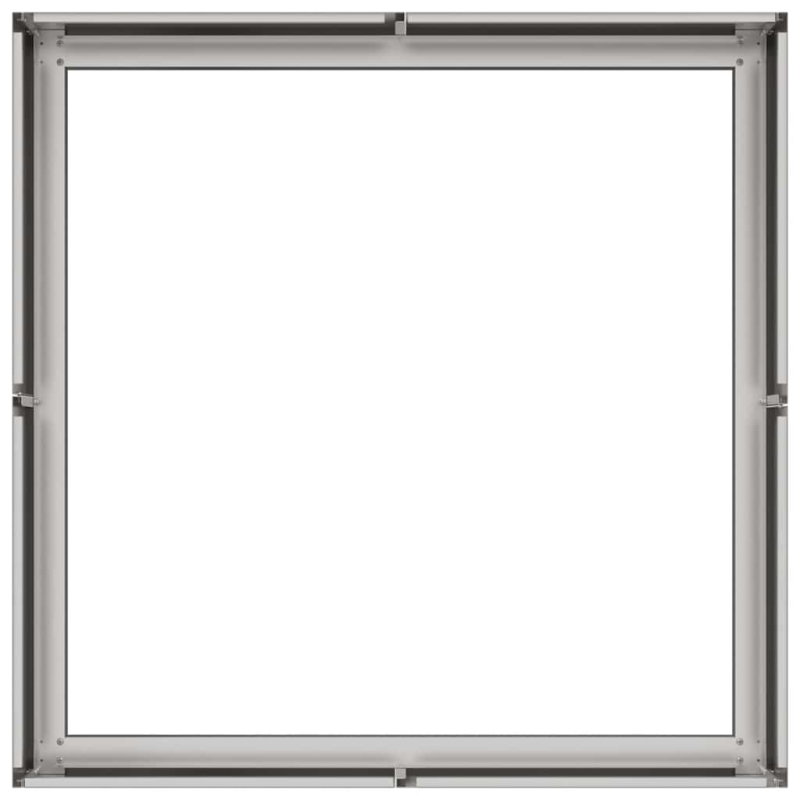 Pflanzkübel 80x80x30 cm Edelstahl