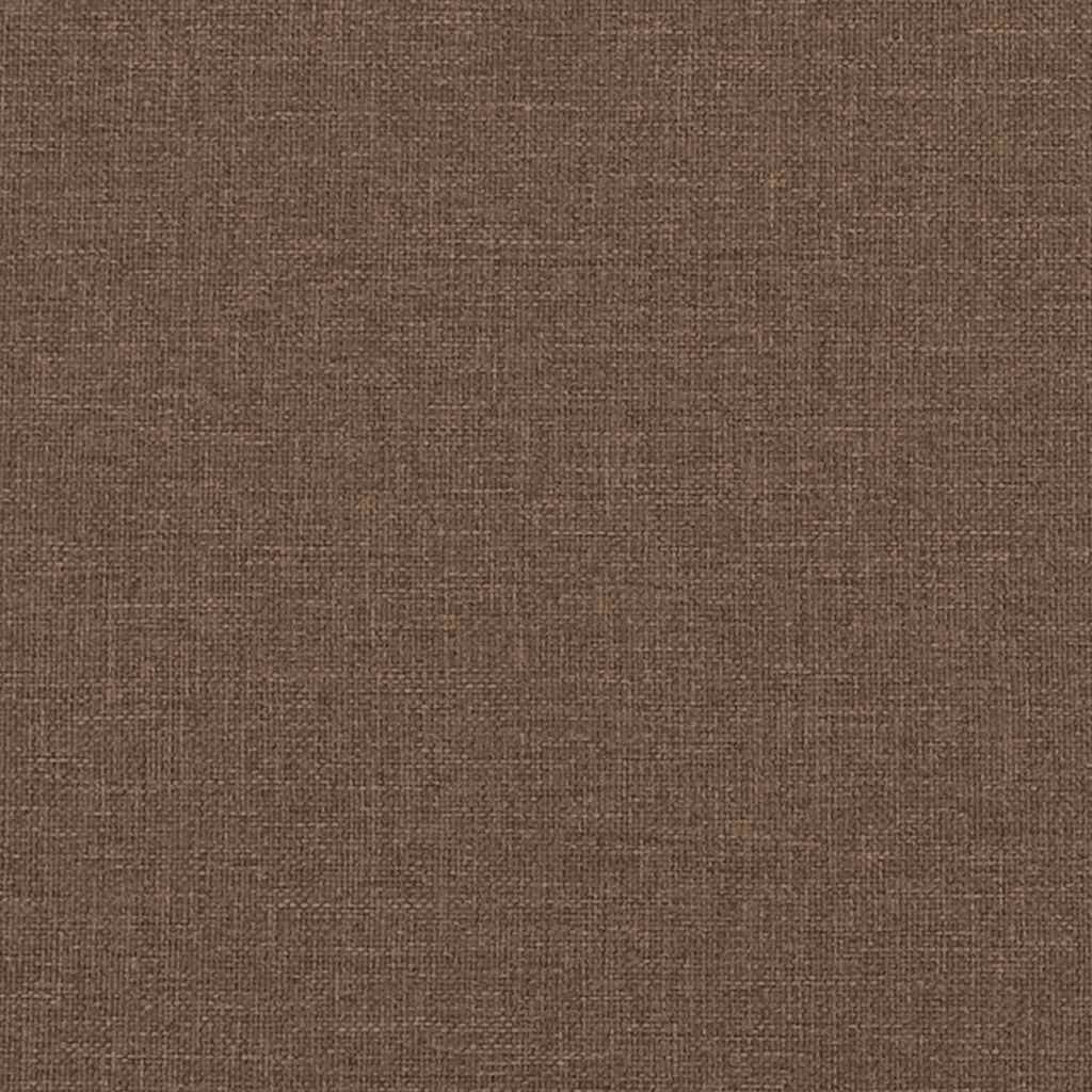 2-Sitzer Sofa Braun 140 cm Stoff