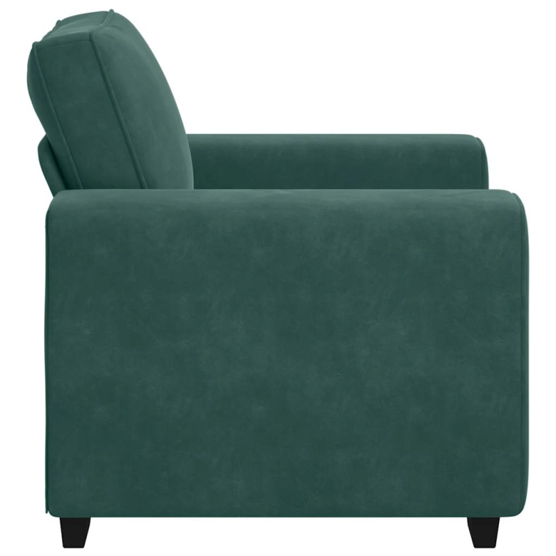 Sessel Dunkelgrün 60 cm Samt