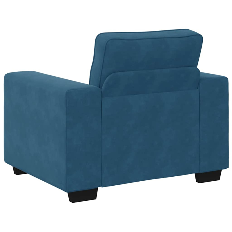 Sessel Blau 60 cm Samt