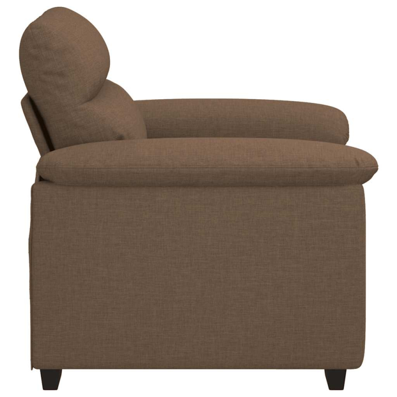 Sessel Braun 60 cm Stoff