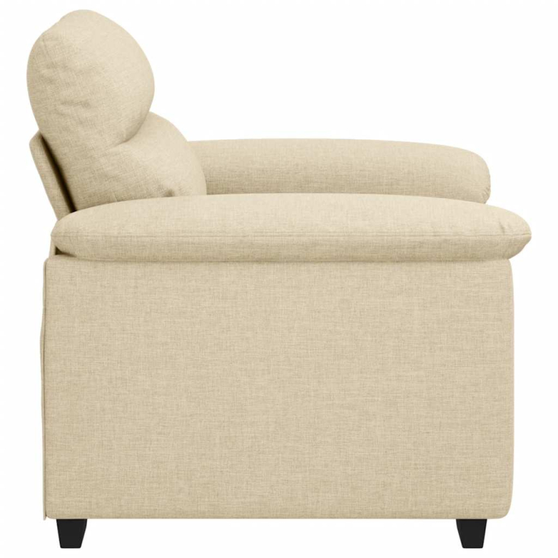 Sessel Creme 60 cm Stoff