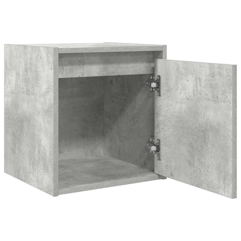 Wand-Nachttisch Betongrau 38x34x40 cm