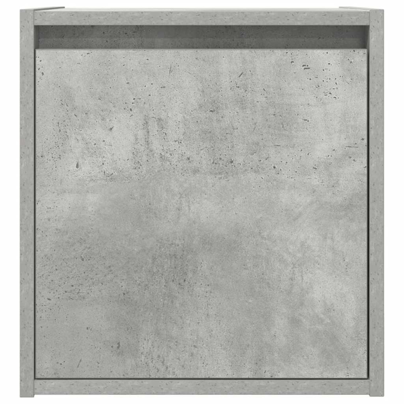 Wand-Nachttisch Betongrau 38x34x40 cm