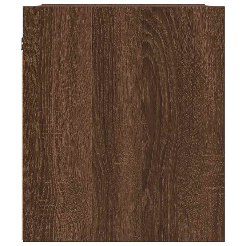 Wand-Nachttisch Braun Eichen-Optik 38x34x40 cm