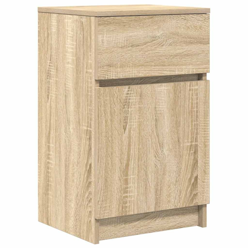 Nachttische 2 Stk. Sonoma-Eiche 39x35x65 cm Holzwerkstoff