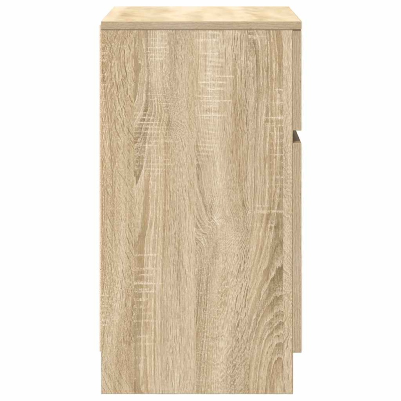 Nachttische 2 Stk. Sonoma-Eiche 39x35x65 cm Holzwerkstoff