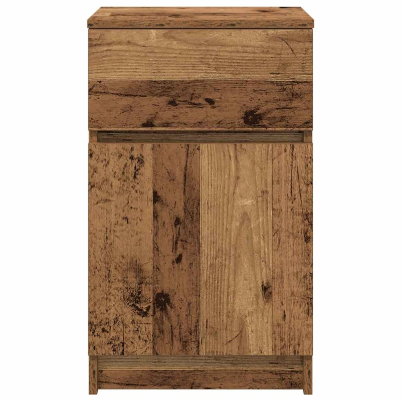Nachttisch Altholz-Optik 39x35x65 cm Holzwerkstoff