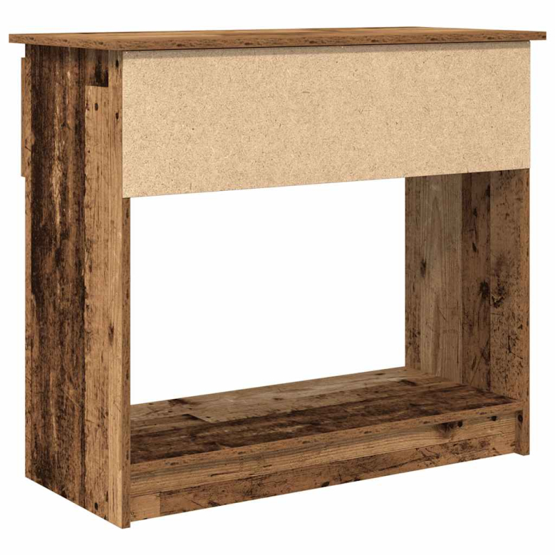 Konsolentisch mit Schubladen Altholz-Optik 85,5x38,5x74,5 cm