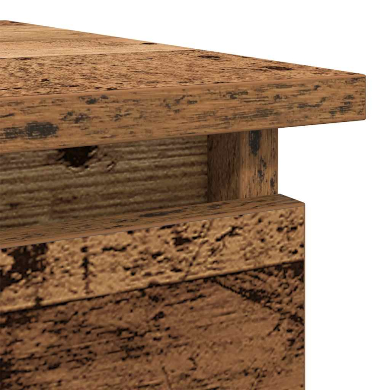 Konsolentisch mit Schubladen Altholz-Optik 85,5x38,5x74,5 cm
