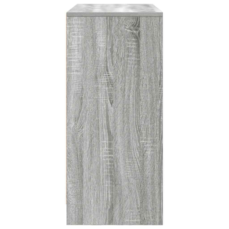 Sideboard mit Schublade Grau Sonoma 80x34x76 cm Holzwerkstoff