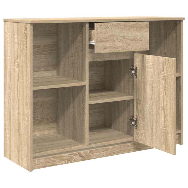 Sideboard mit Schublade Sonoma-Eiche 101x35x76 cm Holzwerkstoff