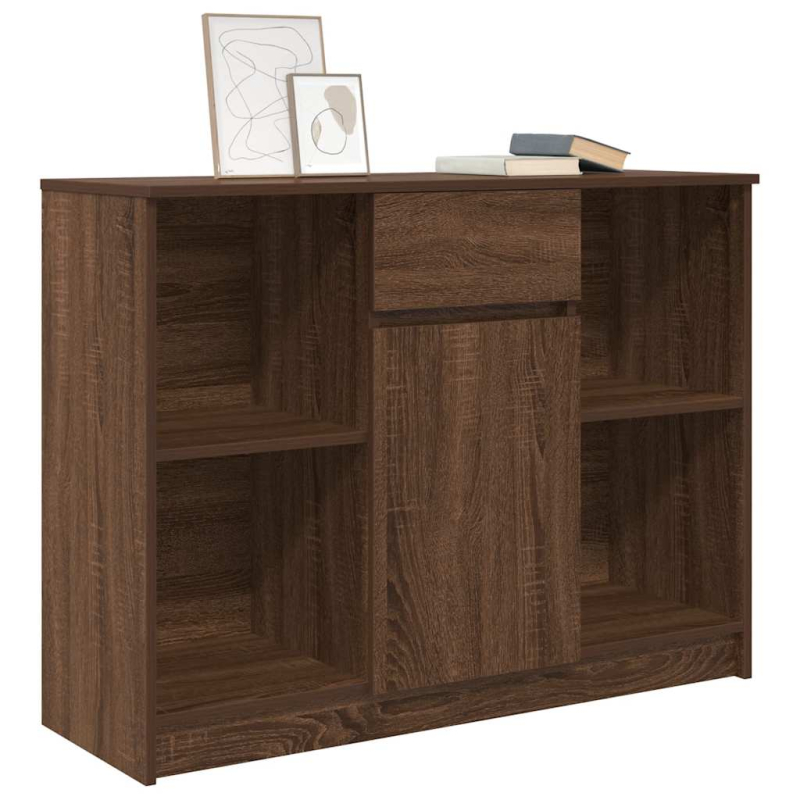 Sideboard mit Schublade Braun Eichen-Optik 101x35x76 cm