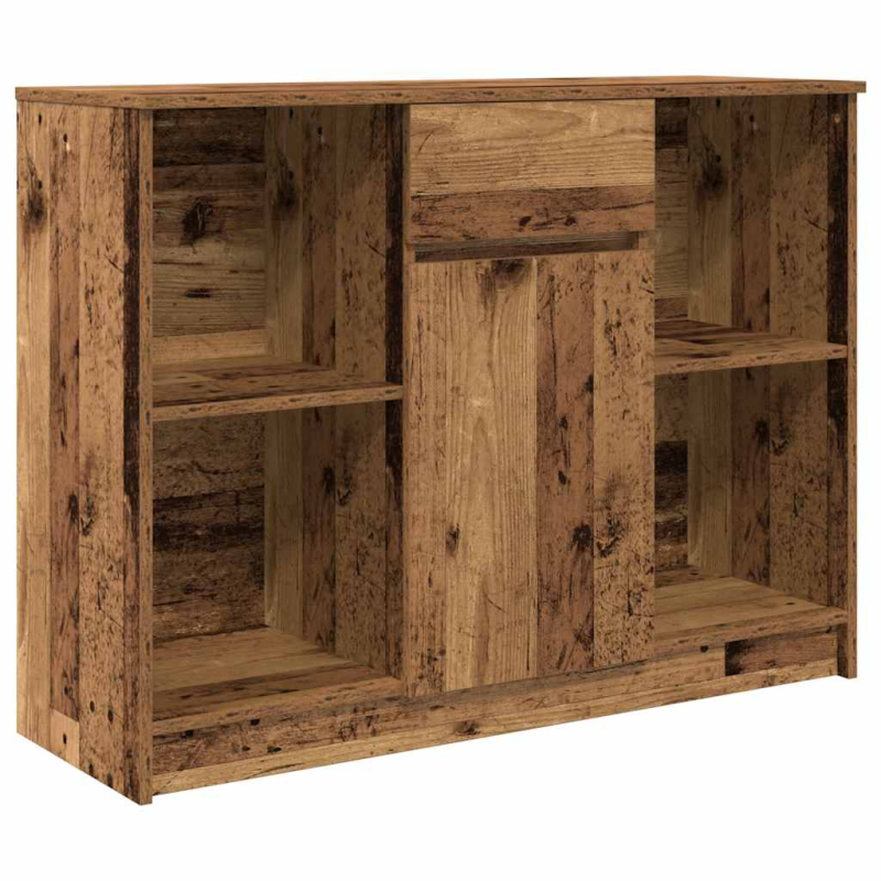 Sideboard mit Schublade Altholz-Optik 101x35x76cm Holzwerkstoff