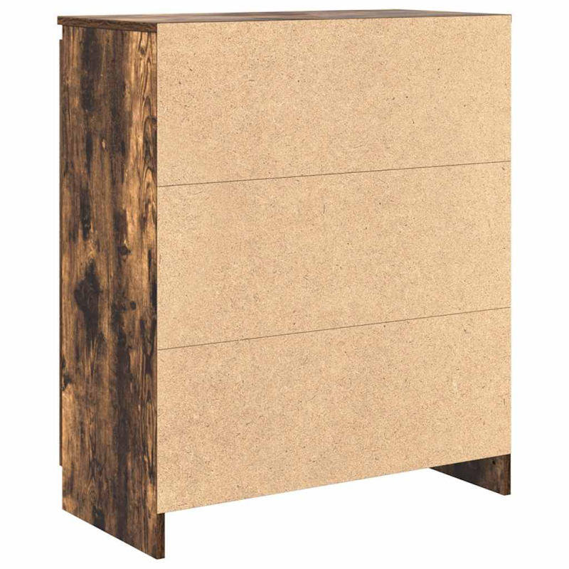 Sideboard mit Schubladen Räuchereiche 71x35x84 cm Holzwerkstoff
