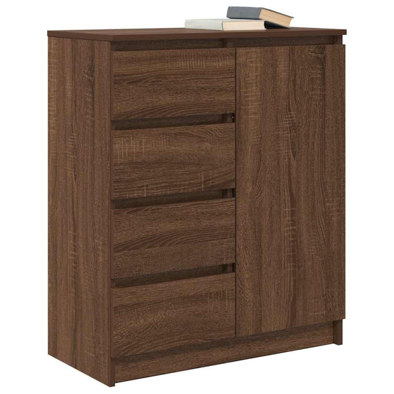 Sideboard mit Schubladen Braun Eichen-Optik 71x35x84 cm