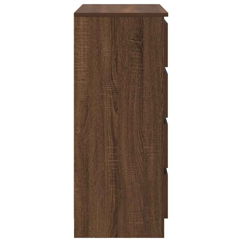 Sideboard mit Schubladen Braun Eichen-Optik 71x35x84 cm