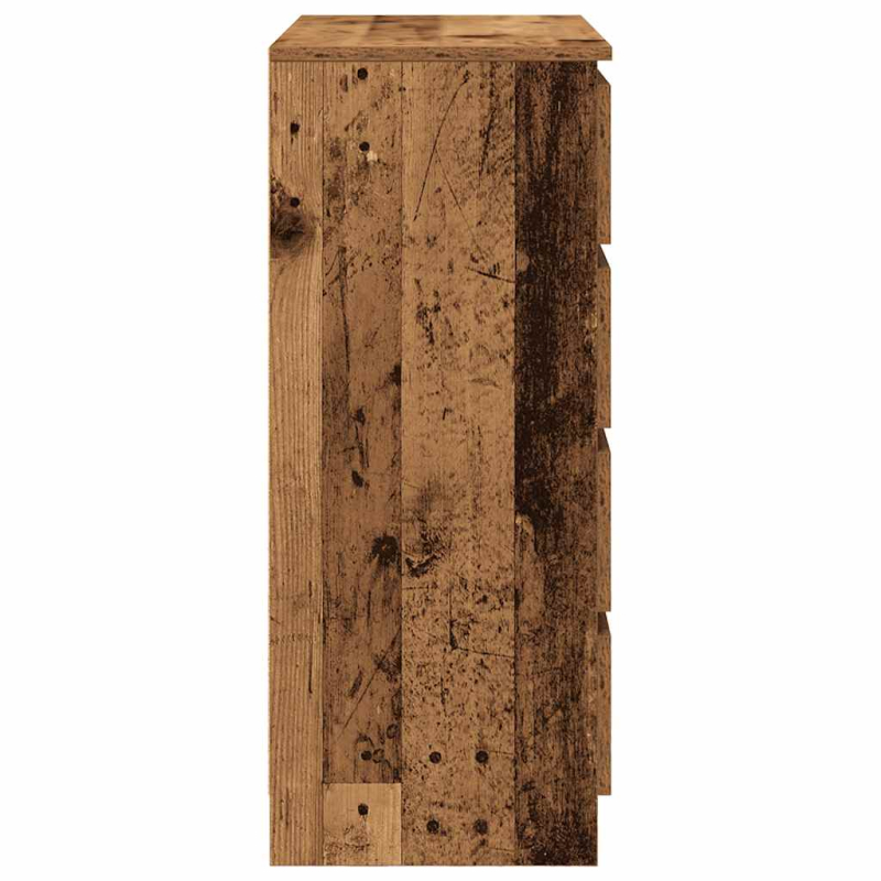 Sideboard mit Schubladen Altholz-Optik 71x35x84cm Holzwerkstoff