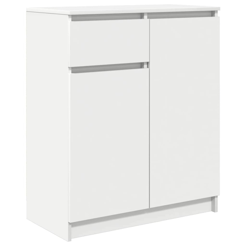 Sideboard mit Schublade Weiß 71x35x84 cm Holzwerkstoff