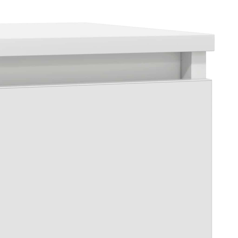 Sideboard mit Schublade Weiß 71x35x84 cm Holzwerkstoff
